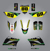 Kawasaki KLX 110 (2010-2019) Factory Style Stickers Custom Graphics Full Kit