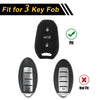 Peugeot 208 / e208 Black Key Fob Shell Cover Case (2019-2023)