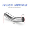 Yamaha 1987-2006 Banshee 350 YFZ350 Radiator Hose Water Pipe Joint Kit