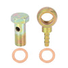Motorcycle Car 12mm Banjo Hose Barb Bolt Fittings Banjo Bolt Washer Kit