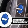 Ford Focus 4 Pcs Blue Car Door Lock Latch Covers (2019-2021)