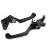 Honda XR250 XR400 Black CNC Pivot Brake Clutch Levers (1995-2007)