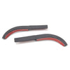 Jeep Wrangler JK ABS Black Water Rain Gutter Extensions (2007-2017)