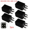 Vehicles Electrical Relay Accessories 4 Pin 5 x Cooling Fan Relays
