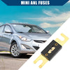 Car Motorcycle Boat Gold Tone Black 2 x Mini ANL Fuse 180A Audio CD Fuse