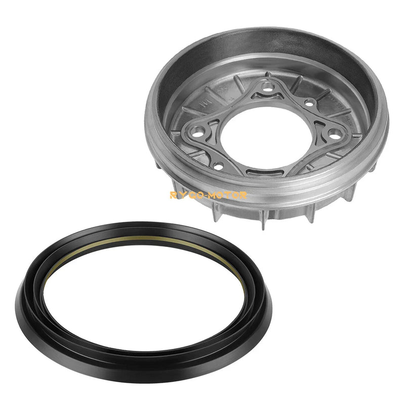 Honda Rincon 650 Front Brake Drum & Dust Seal (2003–2005)