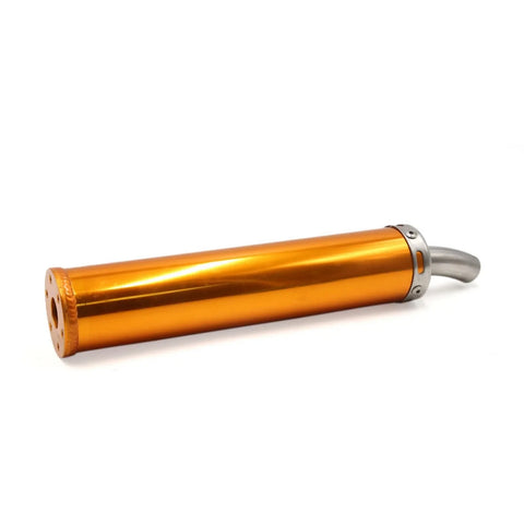 Motorcycle Street Dirt Bike Racing 0.87" Inlet Diameter Exhaust Muffler Pipe