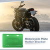 Motorcycle Plate Holder Bracket / 26x10 mm Hole / Aluminum Alloy Green