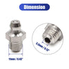 Make Model 4pcs M8 x 1 Stainless Steel Motorcycle Car Straight Grease Nipple Fitting