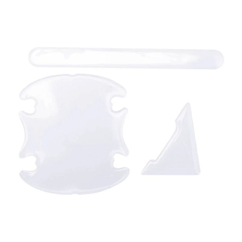 Car Model Clear Exterior Door Corner & Handle Bowl Protector Trim Set