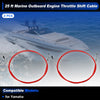 Yamaha 2 x 25 ft Boat Throttle Shift Control Cable