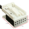 BMW 3 5 series E87 E90 E91 X5 X6 Aux in Switch USB Wire Cable Adapter fit