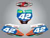 KTM 65 Custom Number Plate Stickers Decals 2016-2023