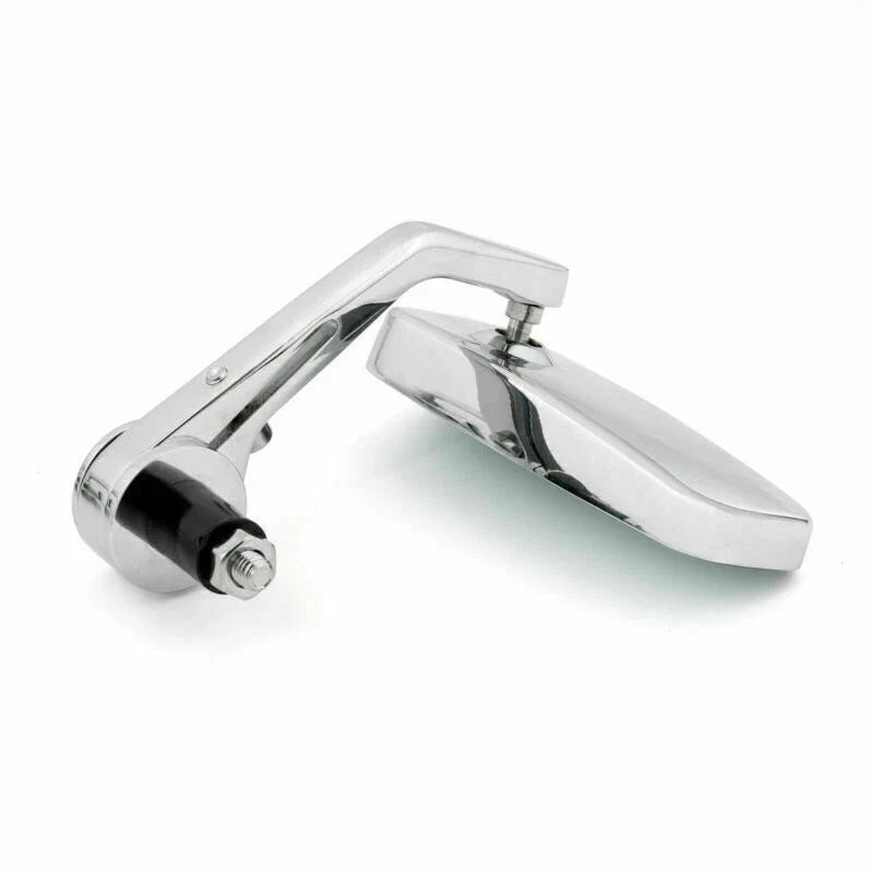 Universal Motor 7/8" Chrome Handlebar Mount Rearview Mirrors