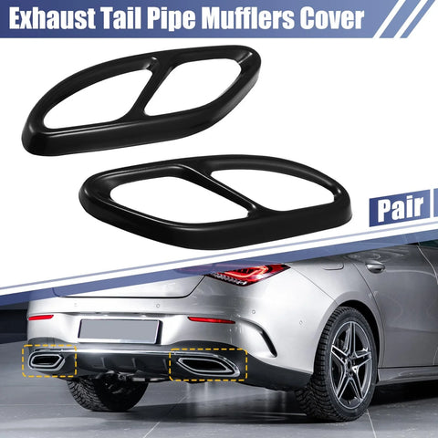 Mercedes-Benz A Class A200 Exhaust Tail Pipe Mufflers Covers (2016-2019)
