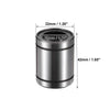 Car 4 x LM20UU 20mm IDx32mm ODx42mm Length Linear Ball Bearings