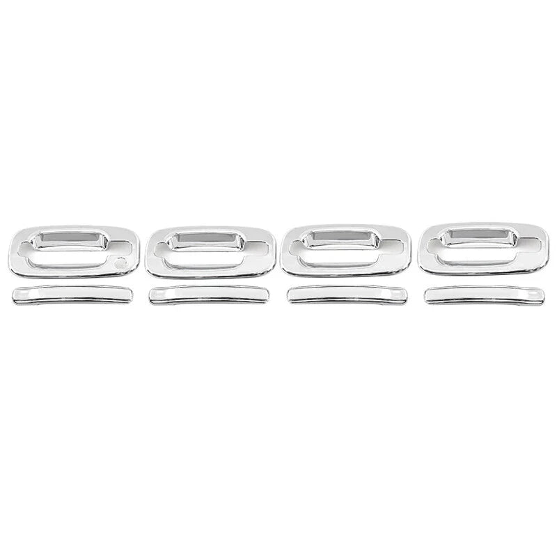 99-06 Chevy Silverado GMC Sierra 1500 8x Chrome Door Handle Covers