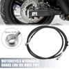 Brake Line / 10mm / Motorcycle Hydraulic Brake Line Oil Hose Pipe Stainless Steel Black