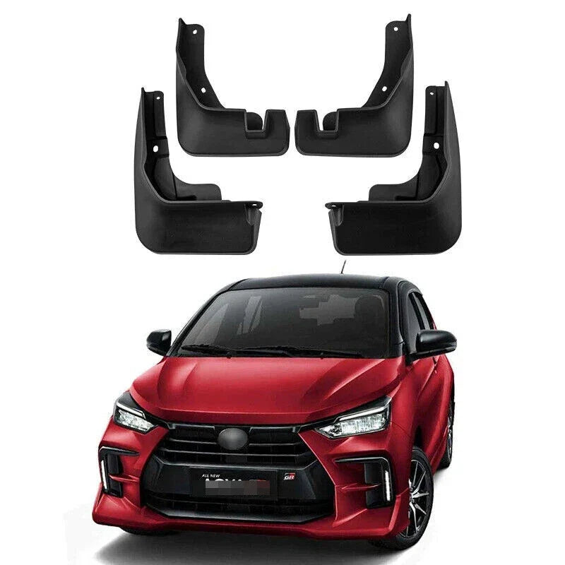 Toyota Wigo 4pcs ABS Mud Flaps Fender Splash Guards
