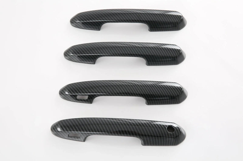 Toyota Highlander Carbon Fiber Side Door Handle Decor Cover Trim (2020-2023)