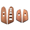 Honda CR-V 4 x Peach Wood Grain Window Control Switch Panel Trim (2017-2022)