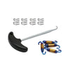 Motorcycle Stainless Steel Exhaust Pipe Muffler Mounting Springs Hooks