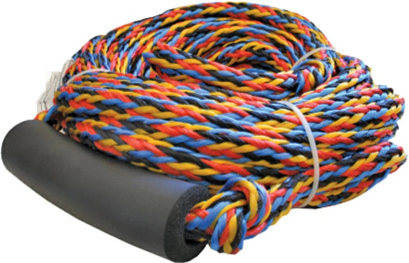 4 Person Use Skitube Tow Rope 18M Durable Floating Rope Spliced Eye