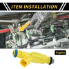 Ford Ranger Fuel Injector Nozzle 4 Holes Yellow (2004-2006)