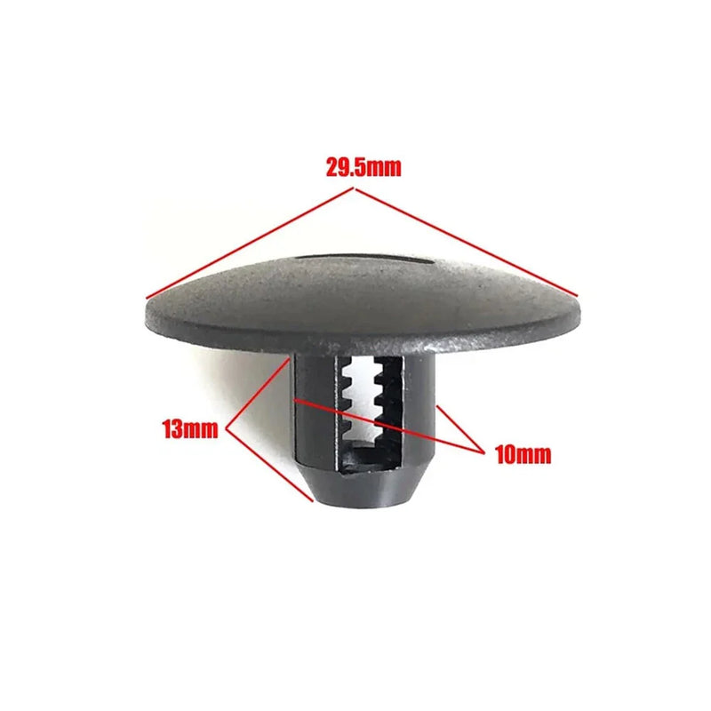 Renault 10 Pcs Striped Carpet Strap Clip Clamp