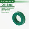 Make Model Oil Seal 5 Pcs TPU 15x25x7mm Rotary Shaft Seal Green