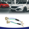 Motorcycle Scooter 2 x Headlight Head Lamp Socket Adapter Universal