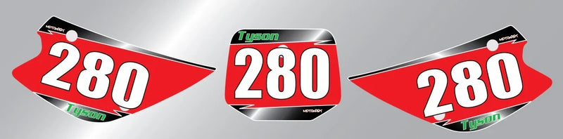 Kawasaki KX 85 / 100 1998-2013 Decals / Stickers Custom Number Plates