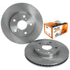 Toyota Corolla ZRE152 ZRE153 ZRE182 Front Disc Rotors & Bremtec Brake Pads (2007-2018)
