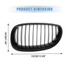 BMW E60 / E61 528i 535i 525i 530i 530xi 545i M5 Matte Black Grill (2003-2009)