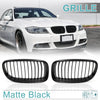 BMW E90 E91 325i 328i 335i Matte Black Front Kidney Grille