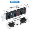 Jeep Wrangler TJ A/C Heater Climate Control Switch (2005-2006)