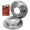 Prado KDJ120 GRJ120 KZJ120 2 x Rear Disc Rotors Pads (2002–2009)