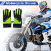 Mountain Biking Black Green Full Finger Outdoor Fleece Men Cycling Gloves