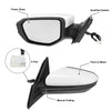 Honda Civic 5 Pin Left Side Exterior Door Mirror Assembly (2016-2020)