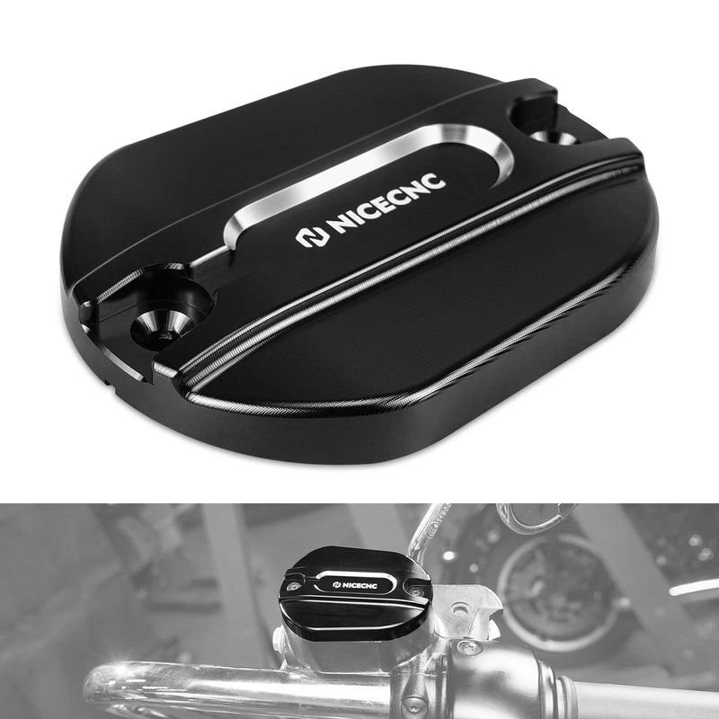 Harley Iron 883 Front Brake Reservoir Master Cylinder Cover (2009-2023)