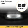 Dodge Ram 1500 2500 3500 2 x License Plate Lights White (2010-2023)