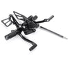 Suzuki GSXR1000 GSXR600 GSXR750 (2000-2005) Black Rearsets Foot Pegs