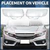 Subaru Forester Front Left Right Headlight Lens Covers (2006-2008)