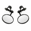 Cafe Racer 3" Round Motorcycle Mirror with Handlebar Clamp Black (2020-2023)