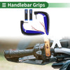 Motorcycle Handlebar End Grips Side Pattern Hand Grips Cover