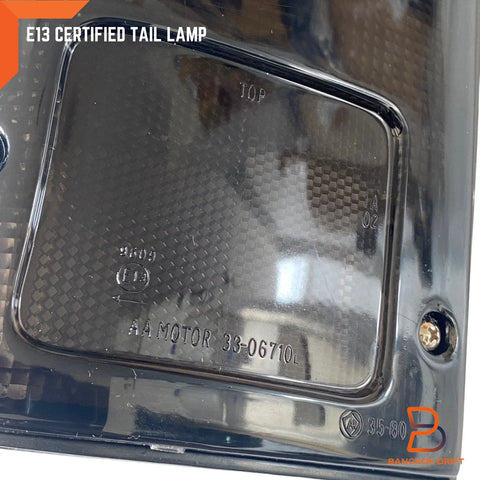 Toyota Hilux 4WD 2WD Smoke Lens Tail Lights Pair (1997-2004)
