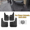 Chevrolet Colorado 4Pcs Front Rear Splash Guards Mud Flaps (2023–2025)