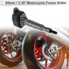 10mm Aluminum Alloy Plastic Motorcycle Slider Frame Bolt Titanium Tone