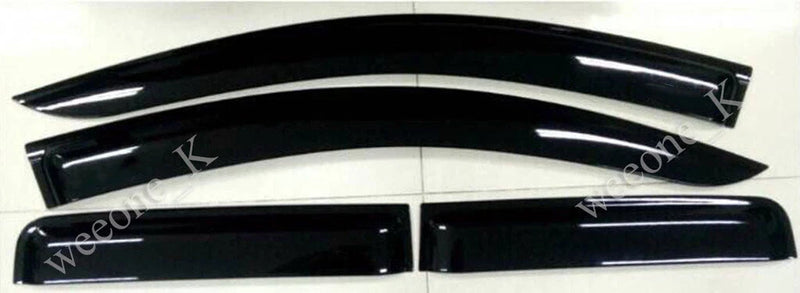 Mitsubishi L200 Triton 2 x Door Wind Shield Air Guards (2015-2018)