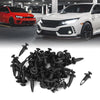 Ford Bumper 50 x Plastic Push-in Rivet Retainer Clips